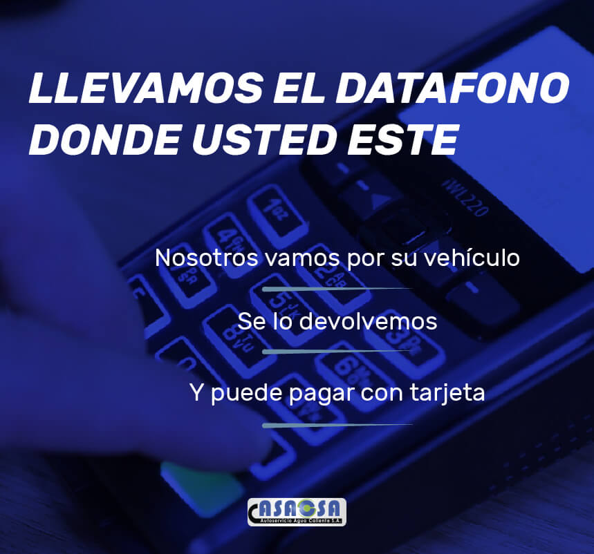 Promoción facilidades de datafono, llevamos el datafono donde usted se encuentre.