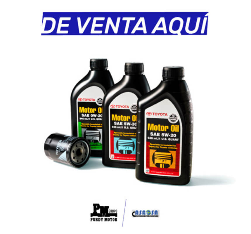 Aceite toyota de venta aquí